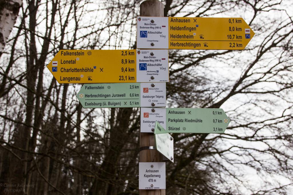 Hotel Haus Kallenberg Herbrechtingen Eksteriør billede